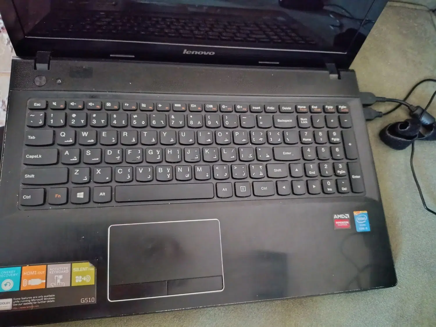 لپتاپ Lenovo G510 در حد نو رم ۶ گرافیک ۴ گیگ|رایانه همراه|اصفهان, پروین|دیوار