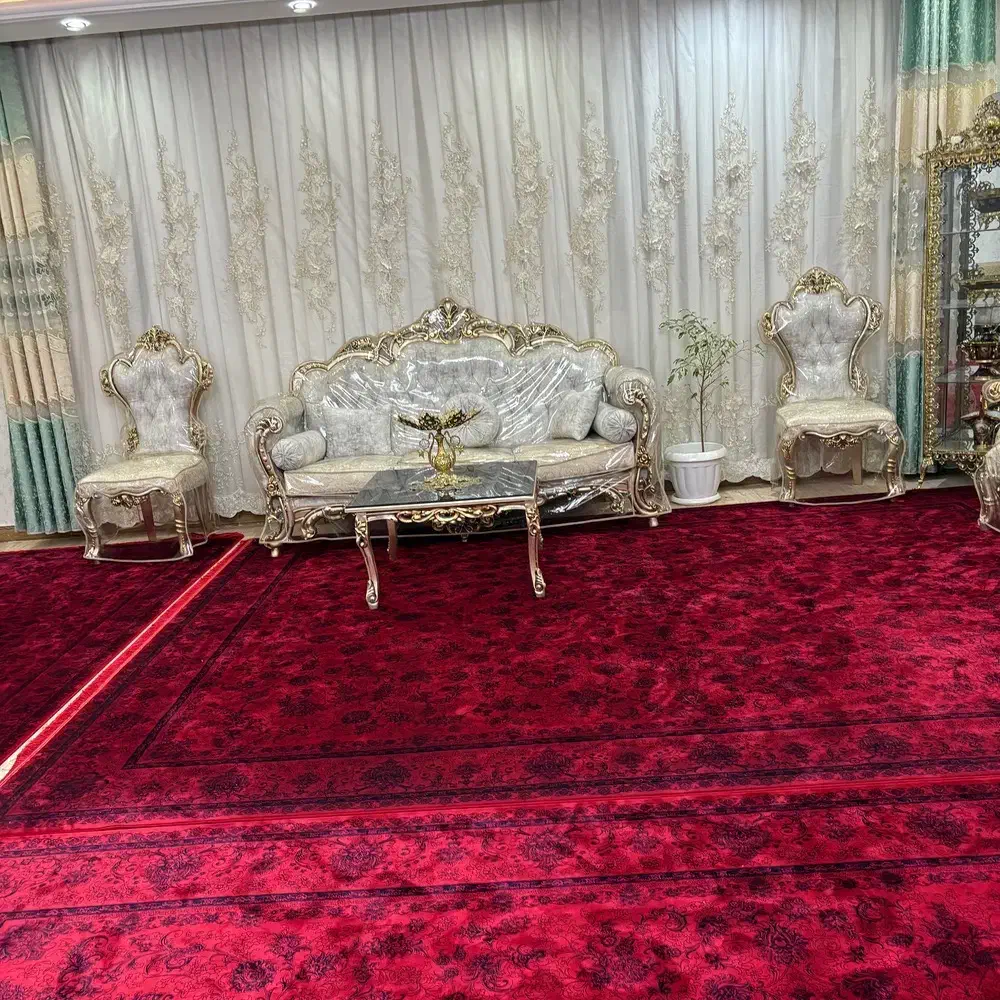 پرده طرح هندی|پرده، رانر، رومیزی|پاکدشت, خاتون آباد|دیوار