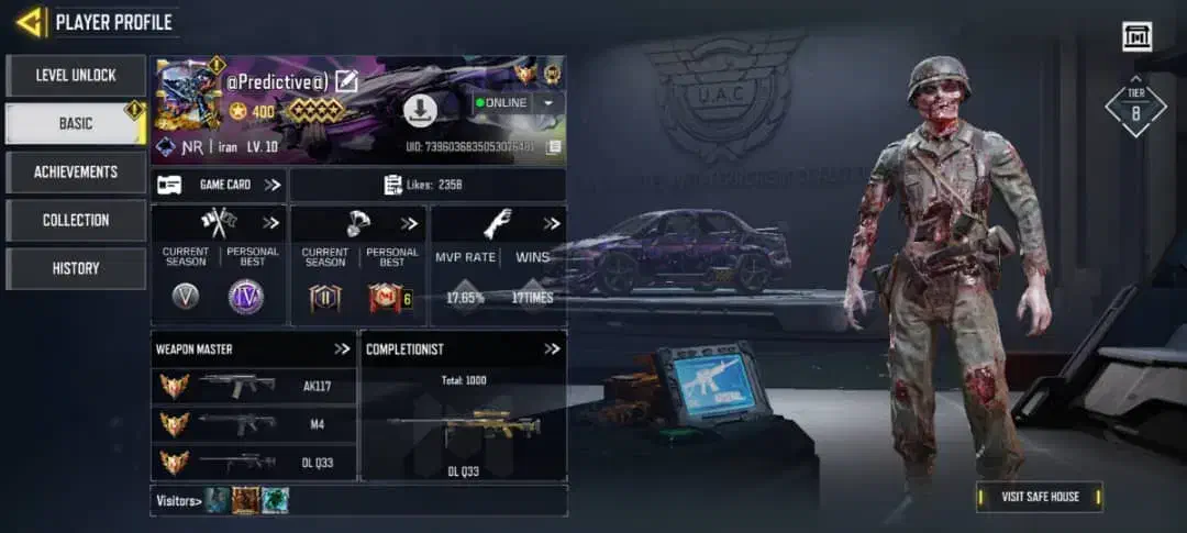 اکانت کالاف|کنسول، بازی ویدئویی و آنلاین|یاسوج, |دیوار