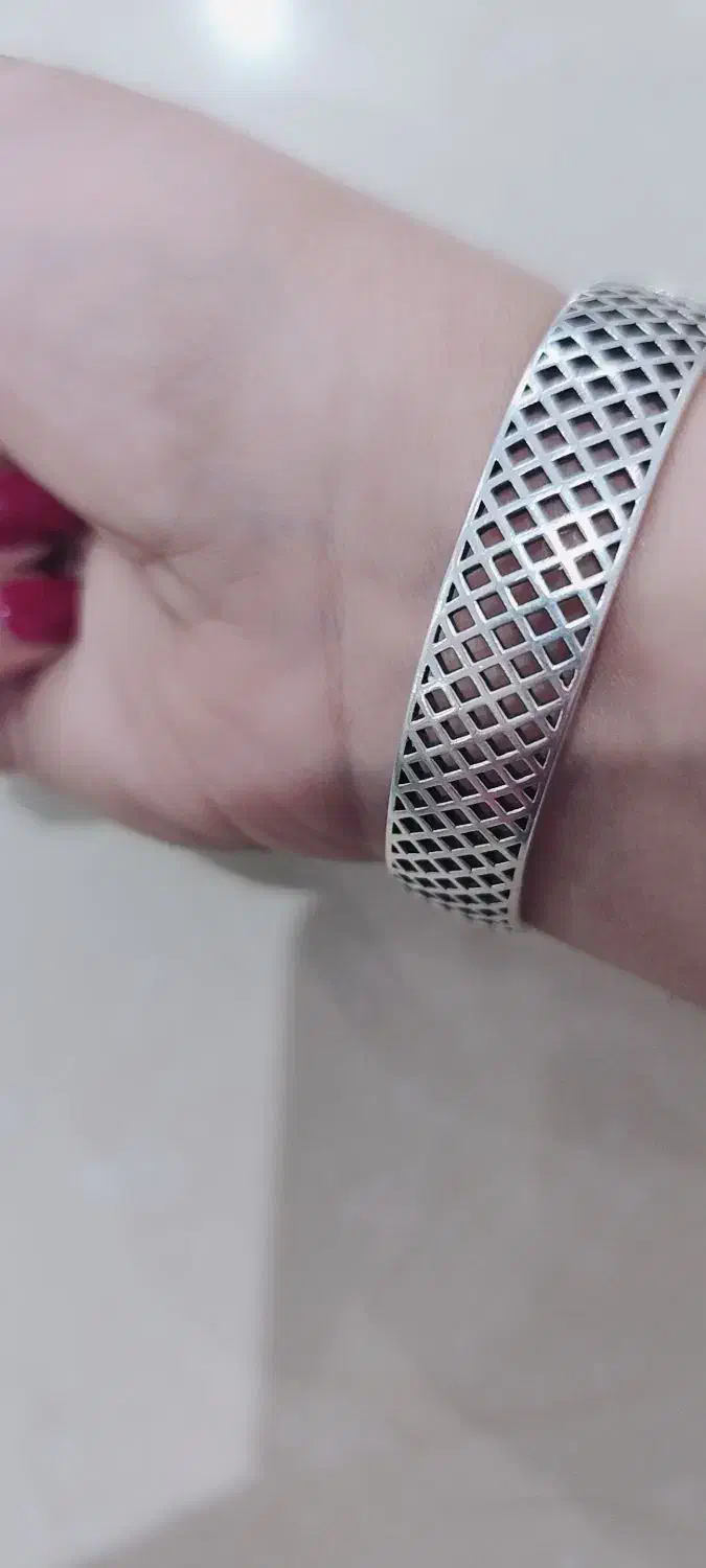 دستبند نقره ایتالیایی|جواهرات|خرم‌آباد, |دیوار