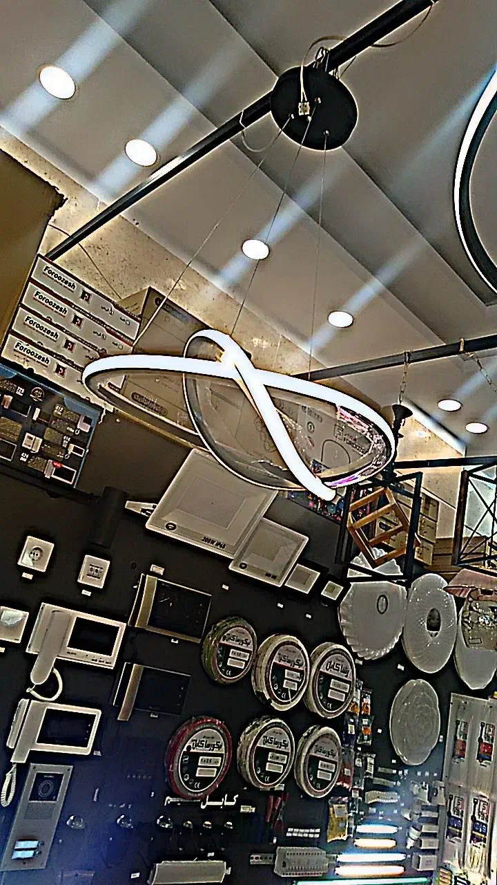 لوستر ال ای دی مدل کلاه شاپوری|لوستر و چراغ آویز|شهریار, شهرک شاهد|دیوار