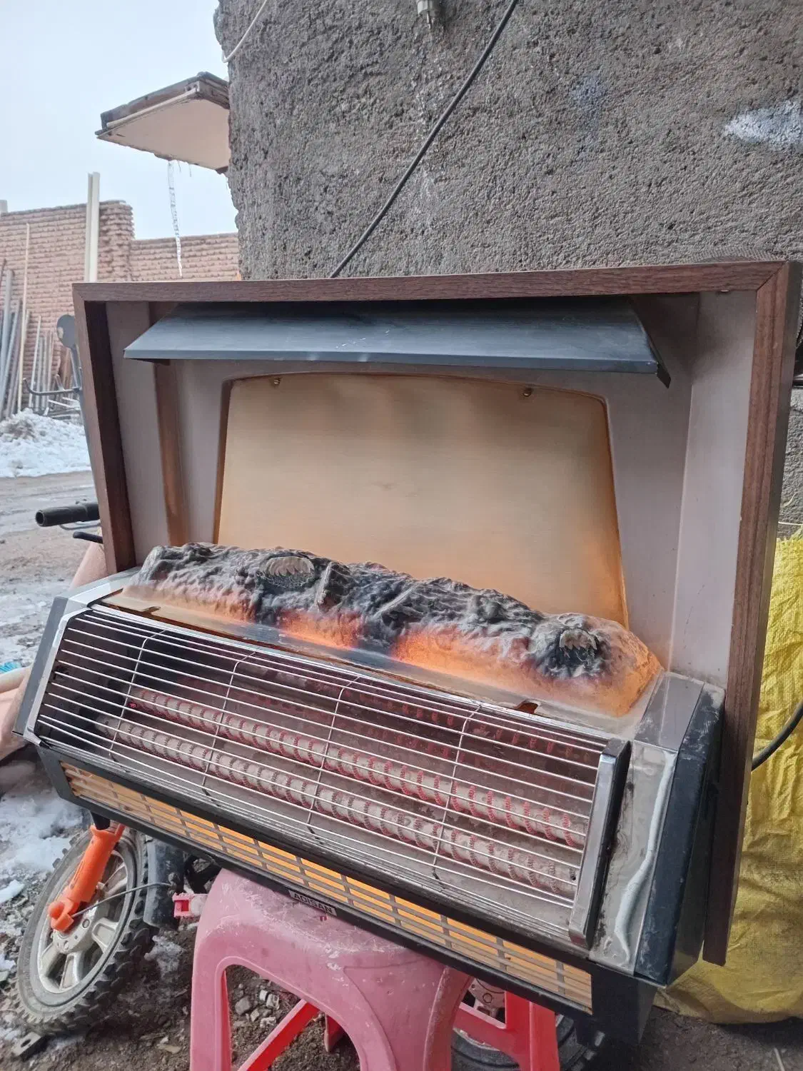 بخاری برقی انتیک|بخاری، هیتر، شومینه|خسروشاه, |دیوار