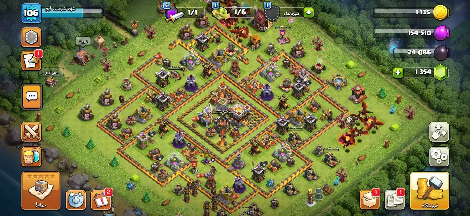 اکانت کلش دو عدد|کنسول، بازی ویدئویی و آنلاین|یزد, |دیوار