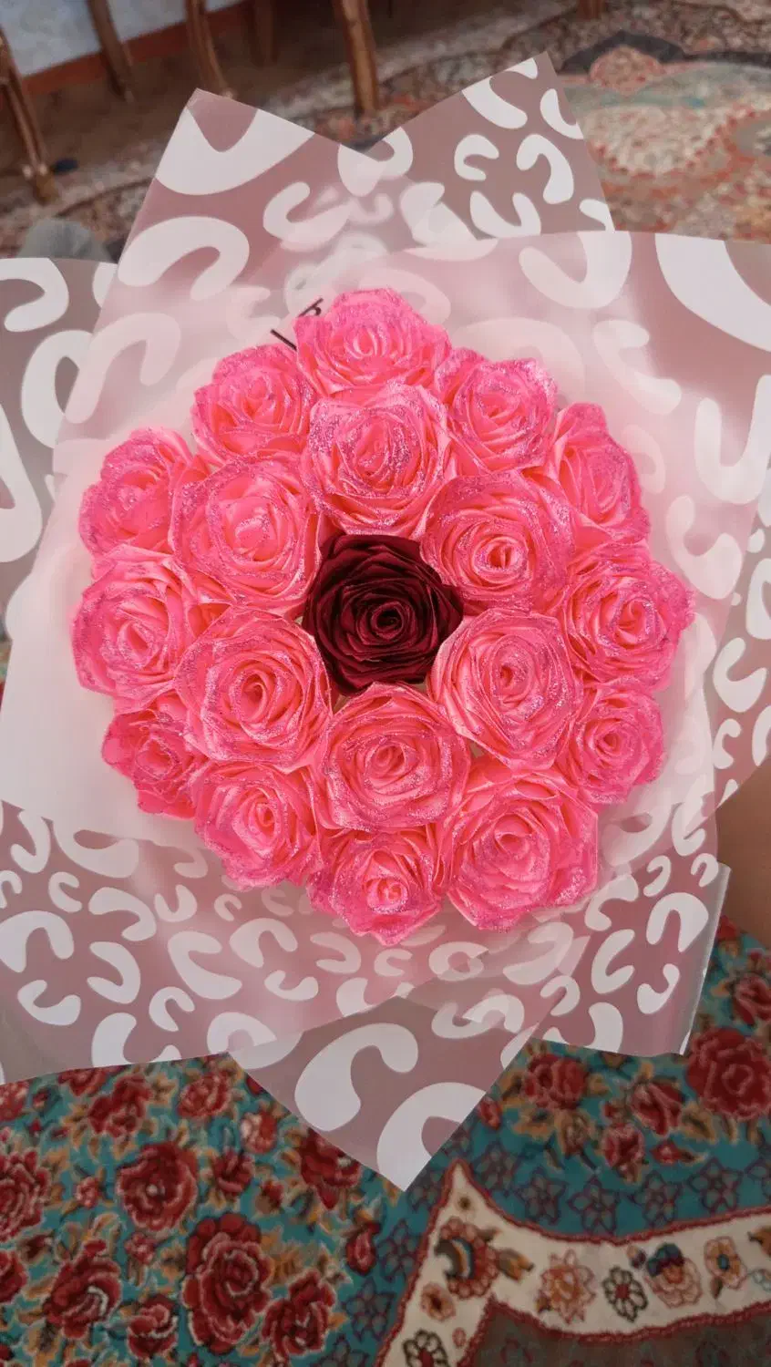 گل روبانی|گل مصنوعی|تویسرکان, |دیوار