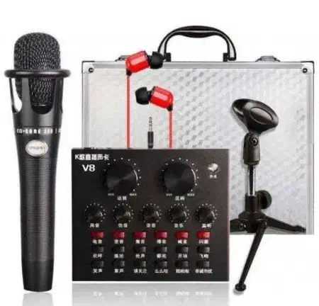 میکروفن ،کارت صدا و تمامی اتصالات در یک پکیج|آلات موسیقی|اهواز, کیانپارس |دیوار