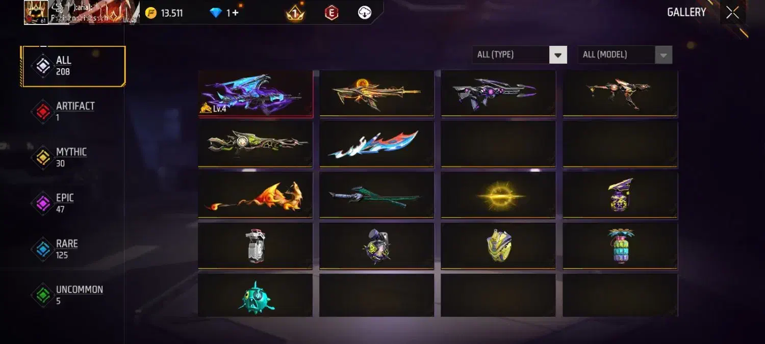 اکانت فری فایر|کنسول، بازی ویدئویی و آنلاین|بروجرد, |دیوار