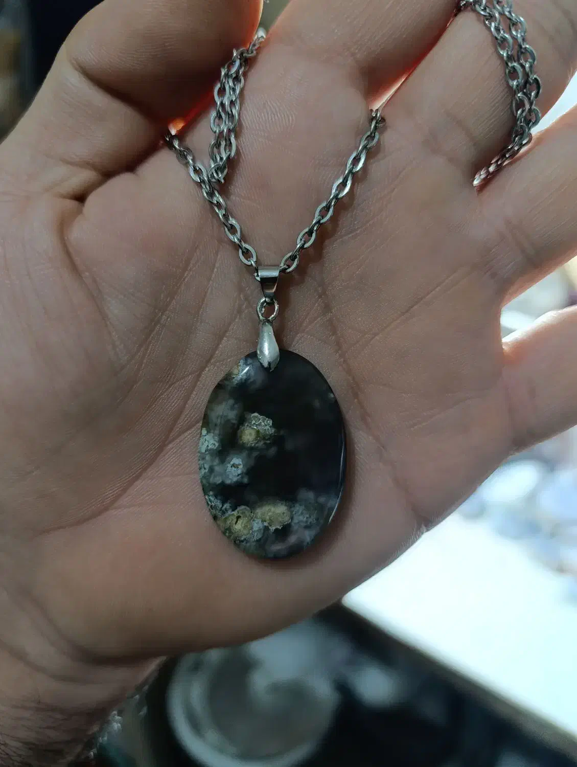 گردنبند عقیق(شجر)|جواهرات|پیشوا, |دیوار