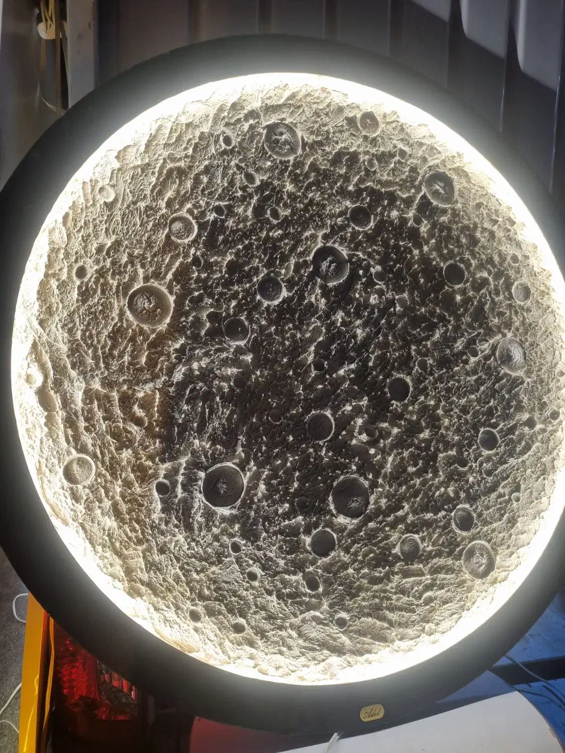 ماه شب خاب برجسته تکسچر|چراغ خواب و آباژور|رشت, پیرسرا|دیوار