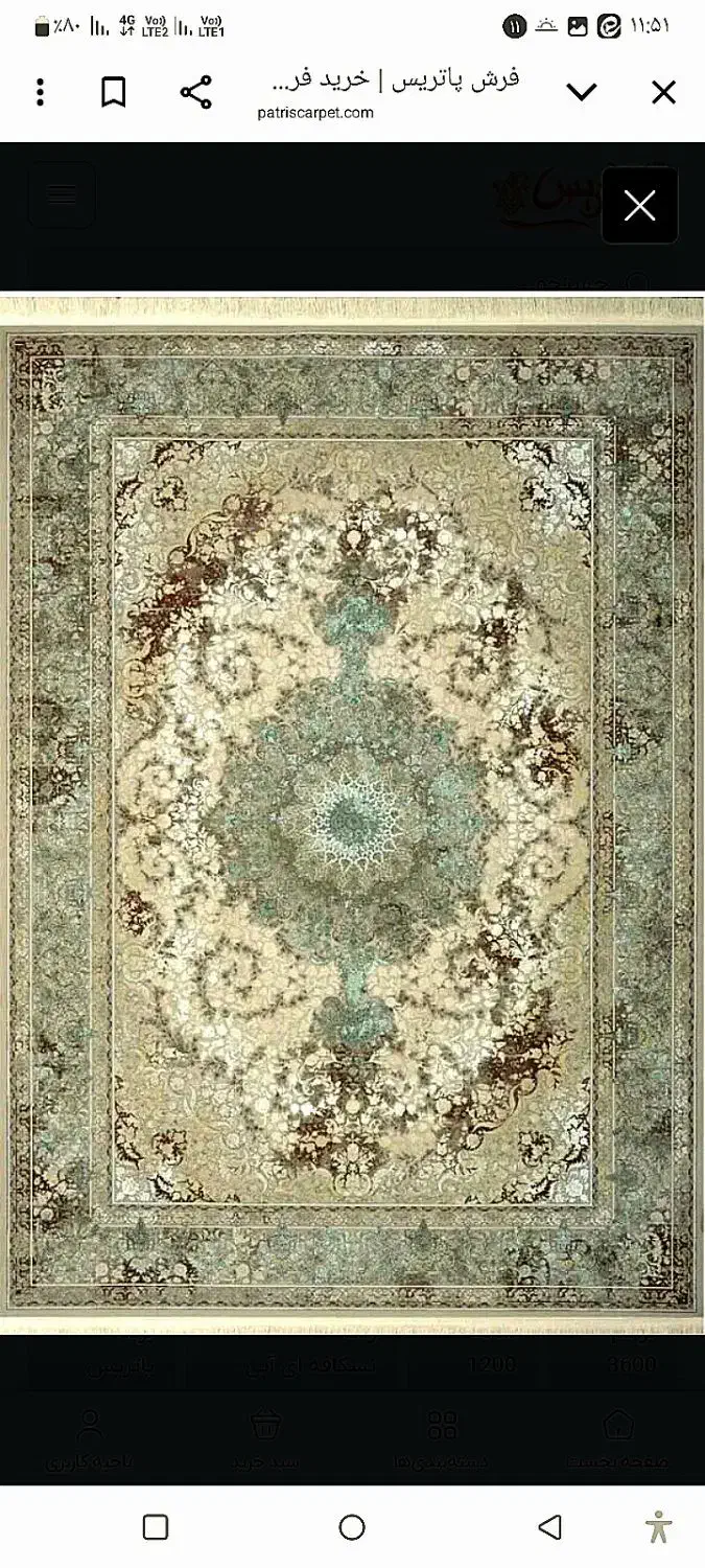 فرش ۱۲ متری پاتریس|فرش|قم, شهرک سازمان آب|دیوار