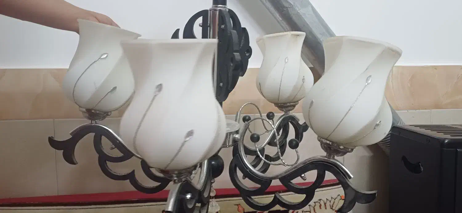 لوستر|لوستر و چراغ آویز|بیرجند, |دیوار