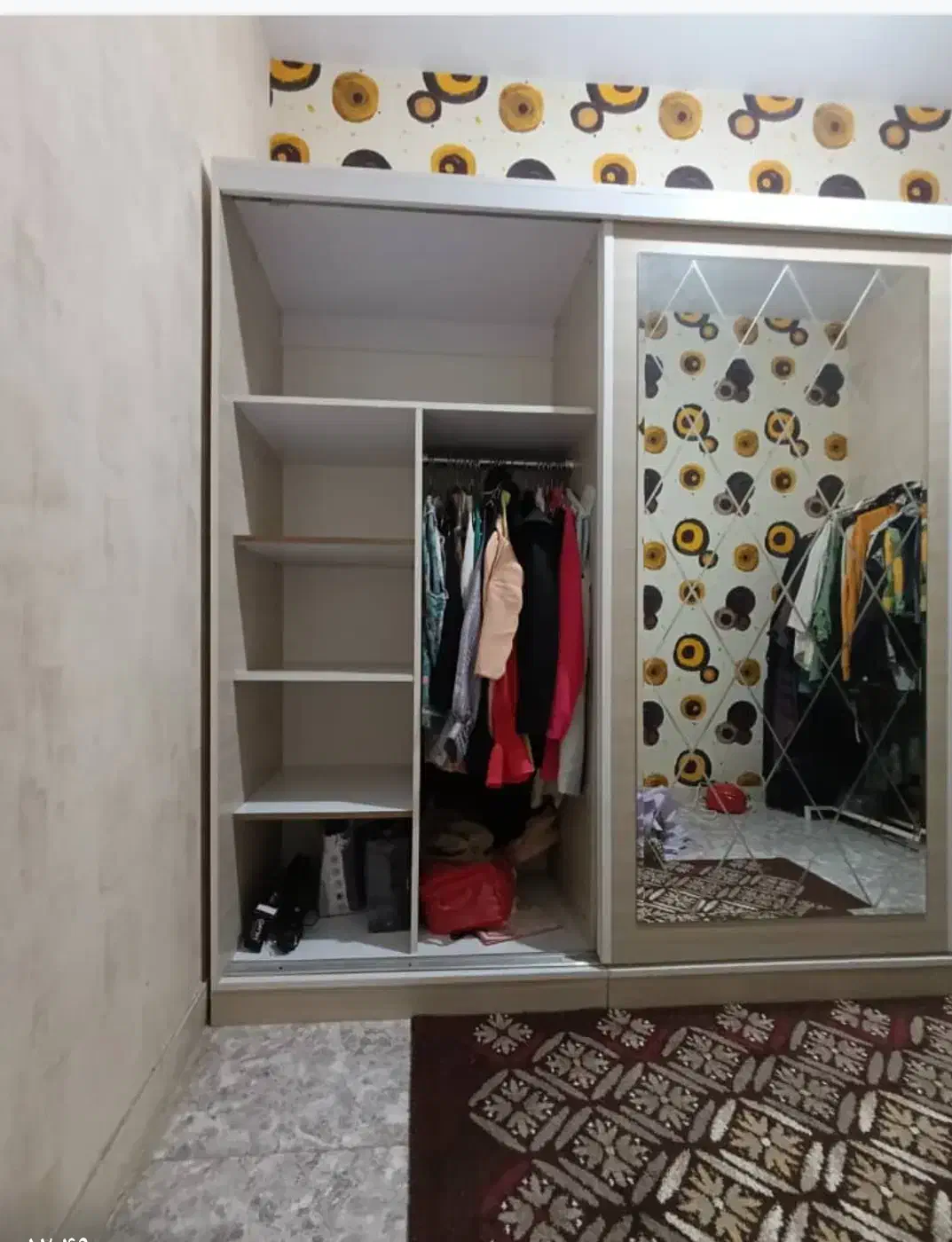 کمد  دیواری ریلی جدا شو|جاکفشی، کمد، دراور|اندیشه, اندیشه فاز ۱|دیوار