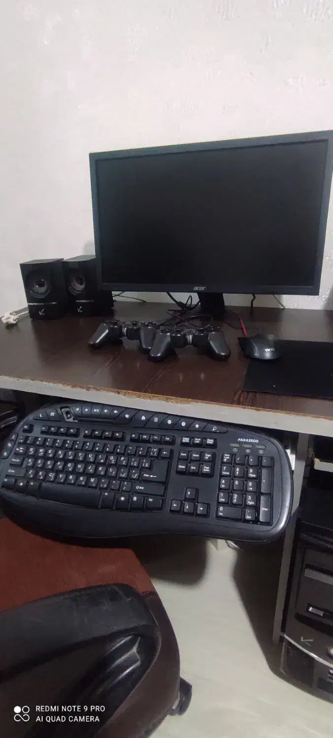 کامپیوتر خانگی کامل با میز و صندلی سالم|رایانه رومیزی|اردبیل, |دیوار