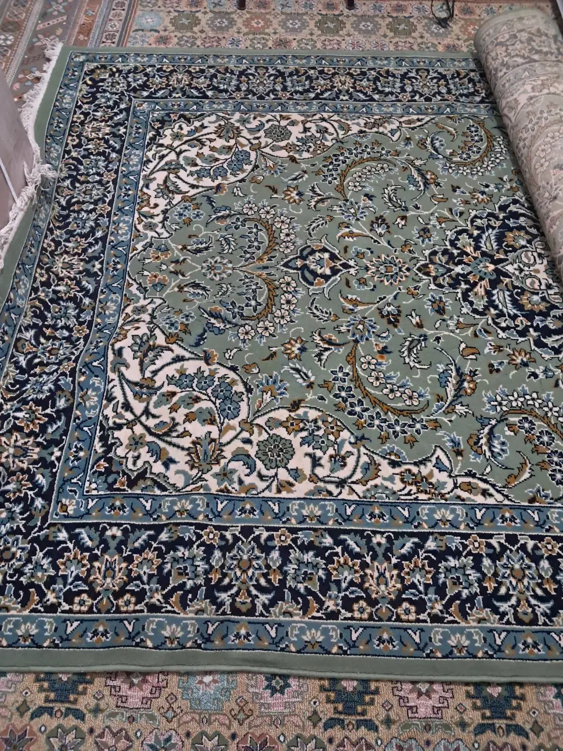 فرش ۶ متری نگین مشهد|فرش|مبارکه, |دیوار