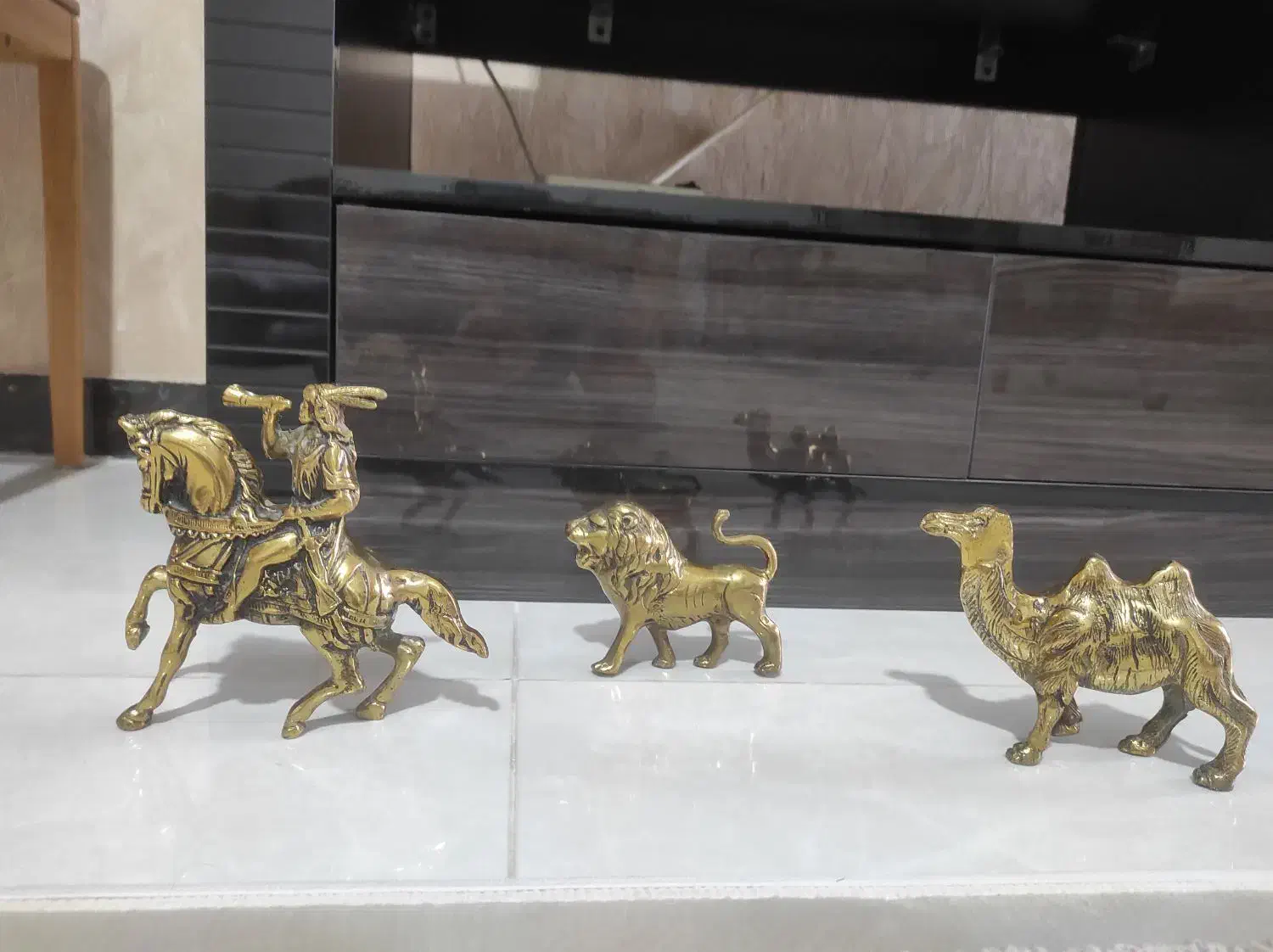 ۳عددمجسمه  برنز اصل اصل|مجسمه، تندیس، ماکت|خرم‌آباد, |دیوار