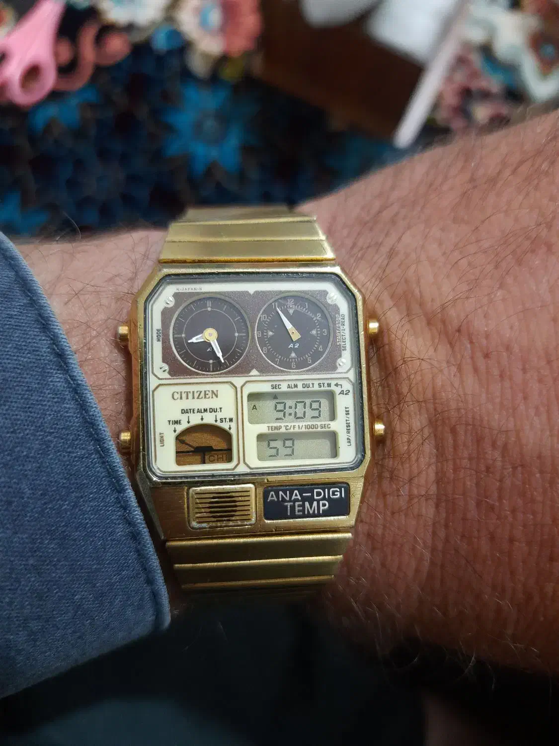 ساعت سیتیزن حرارتی چهارزمانه اصلی|ساعت|سنندج, |دیوار