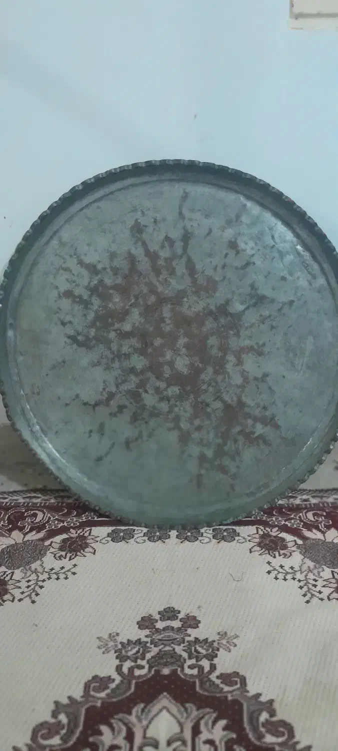 سینی مس|کلکسیون اشیاء عتیقه|ملایر, |دیوار