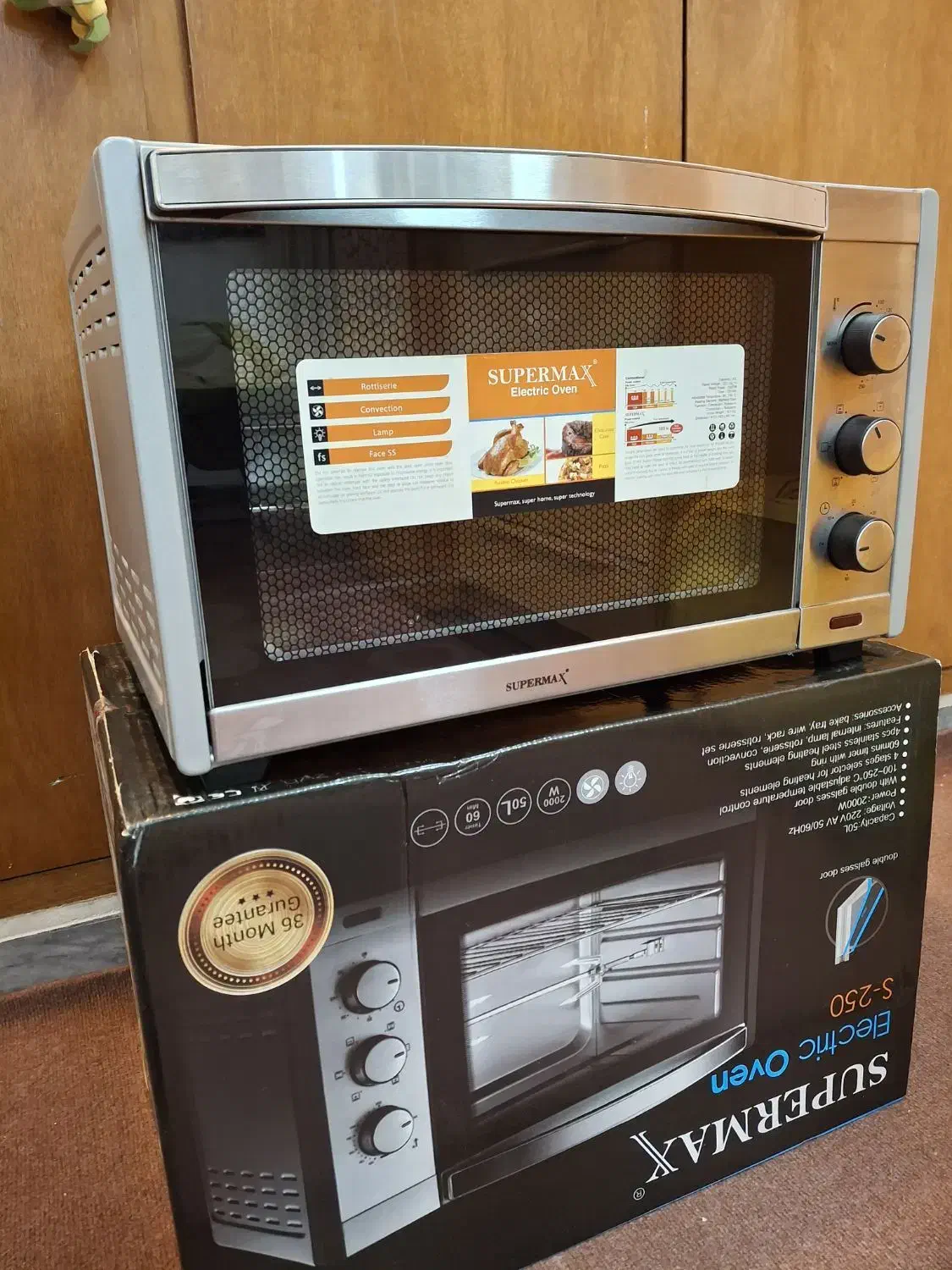 آون توستر Supermax s250|اجاق گاز و لوازم برقی پخت‌وپز|شوشتر, |دیوار