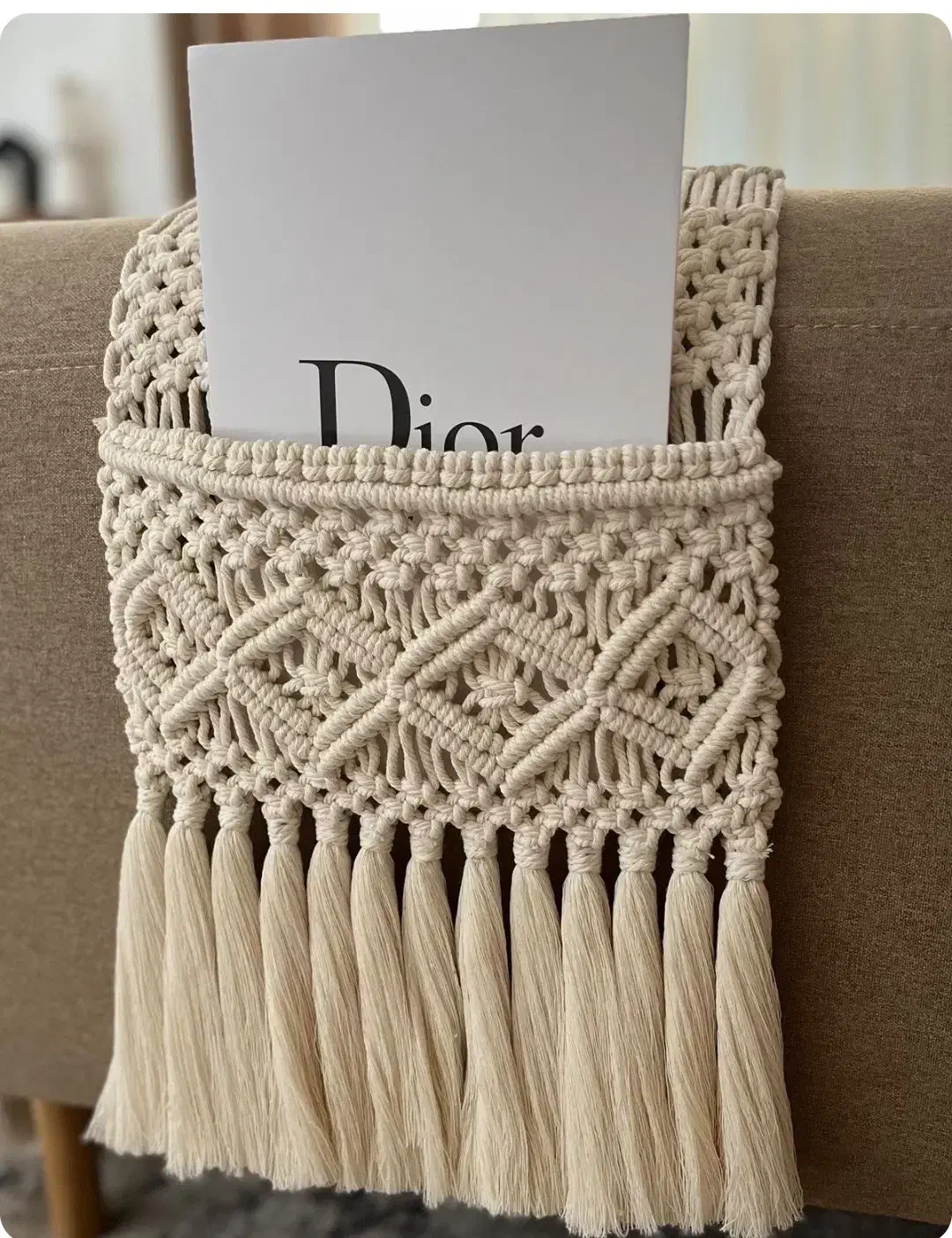 جاکنترلی مکرومه/مبل/دکوری/مکرومه بافی|صنایع دستی و سایر لوازم تزئینی|تهران, دژکام|دیوار