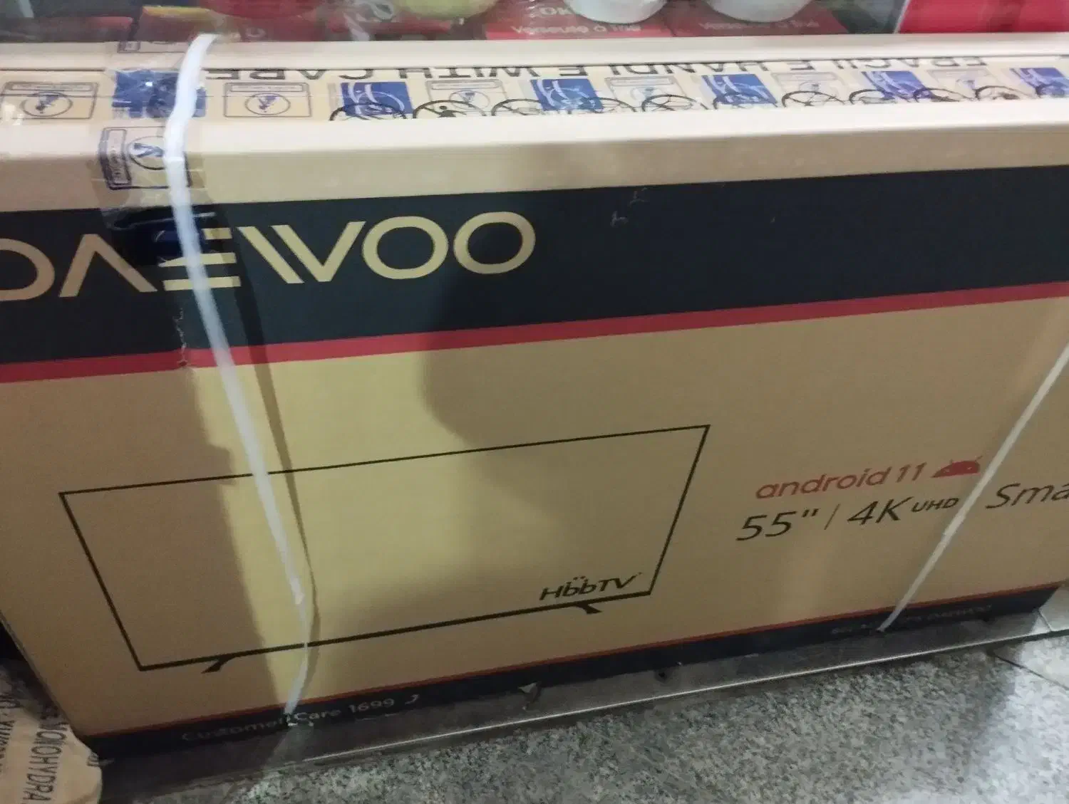 تلویزیون 55 اینچ دوو نو و آکبند|تلویزیون و پروژکتور|گلستان (تهران), |دیوار