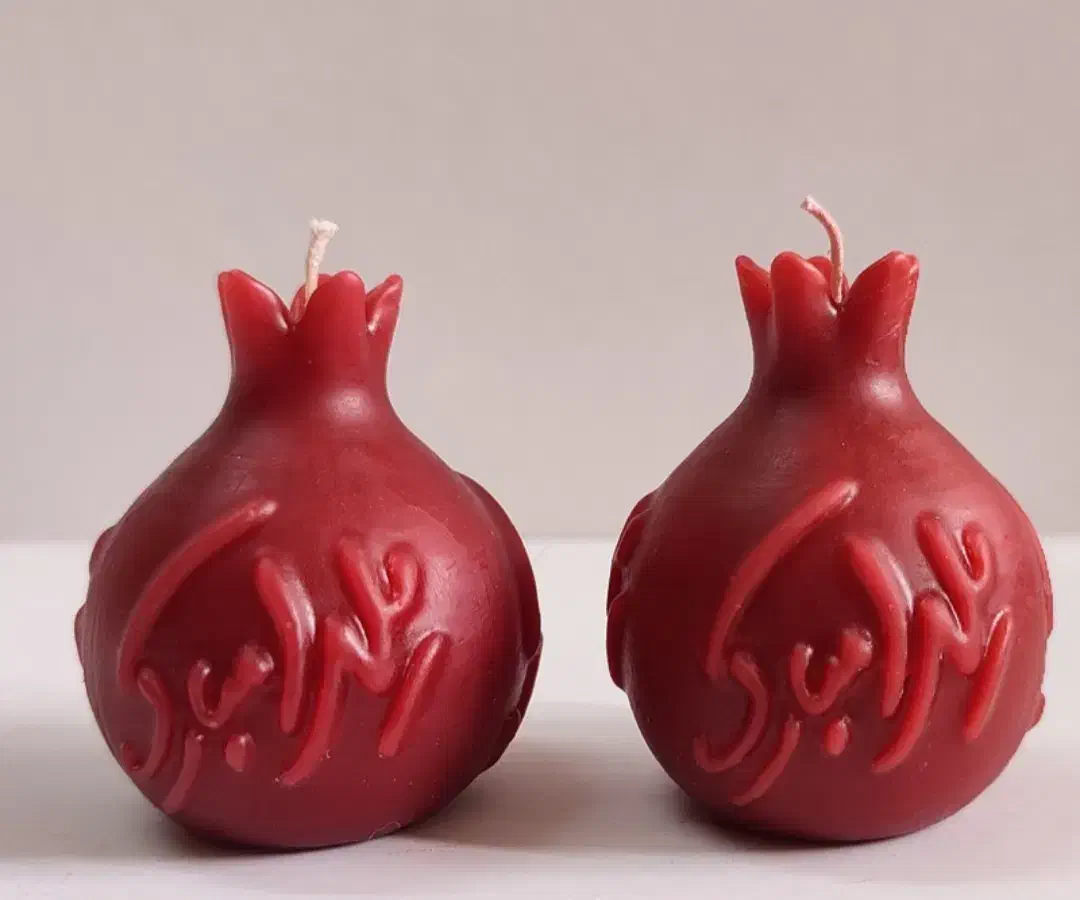 شمع های دست ساز یلدا و شمع گل رز|صنایع دستی و سایر لوازم تزئینی|گرمسار, |دیوار