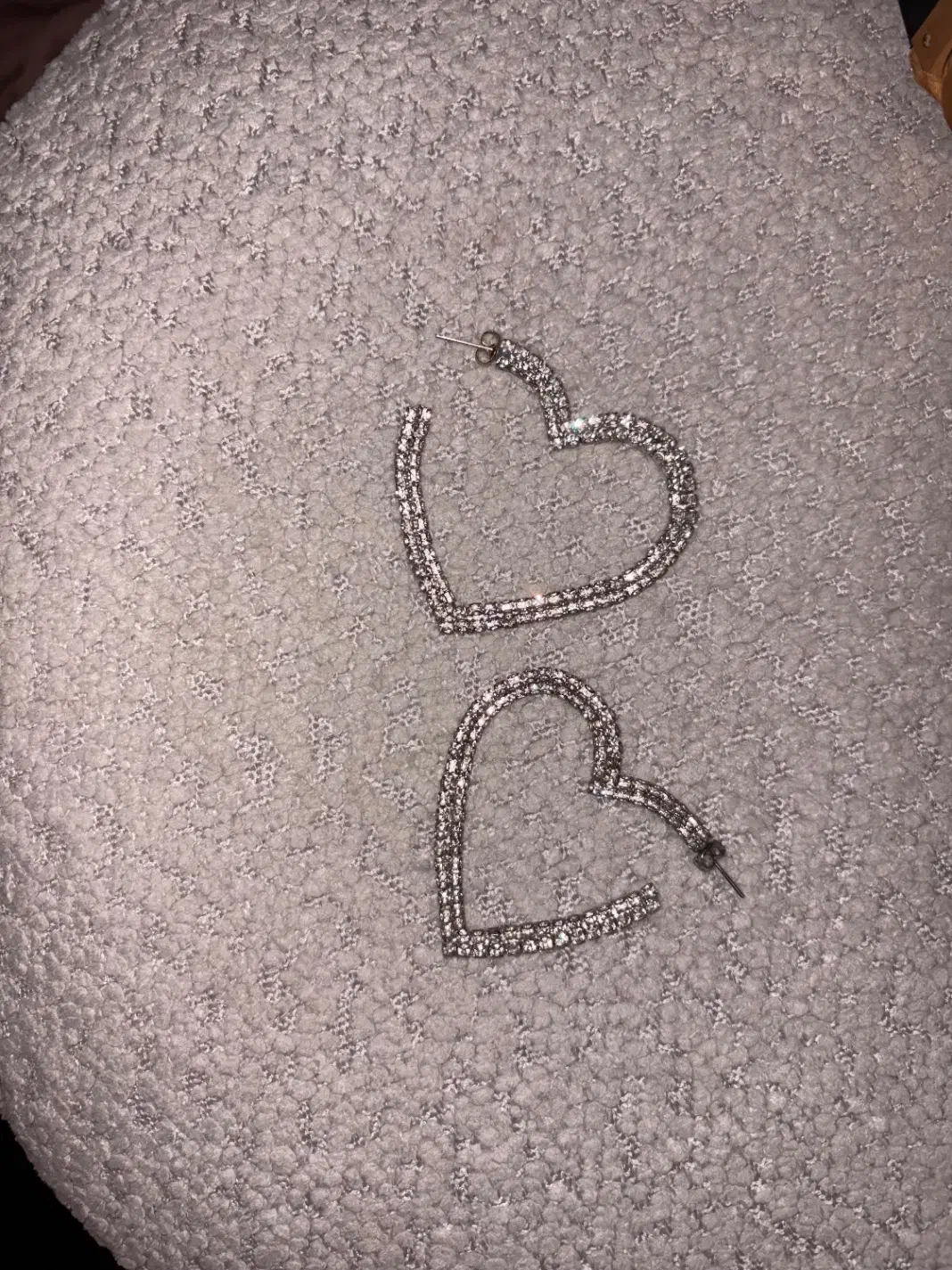 گوشواره قلبی فول نگین|بدلیجات|بندرعباس, |دیوار