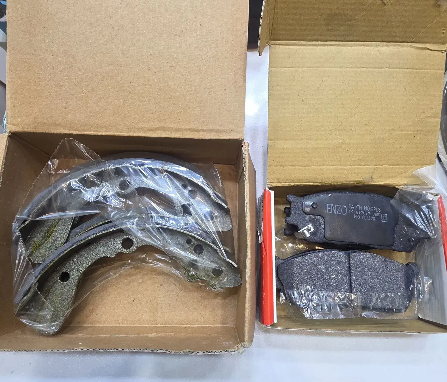 ست لنت سرامیکی جلو و عقب تیبا، ساینا، کوییک و ریو|قطعات یدکی و لوازم جانبی|بروجرد, |دیوار