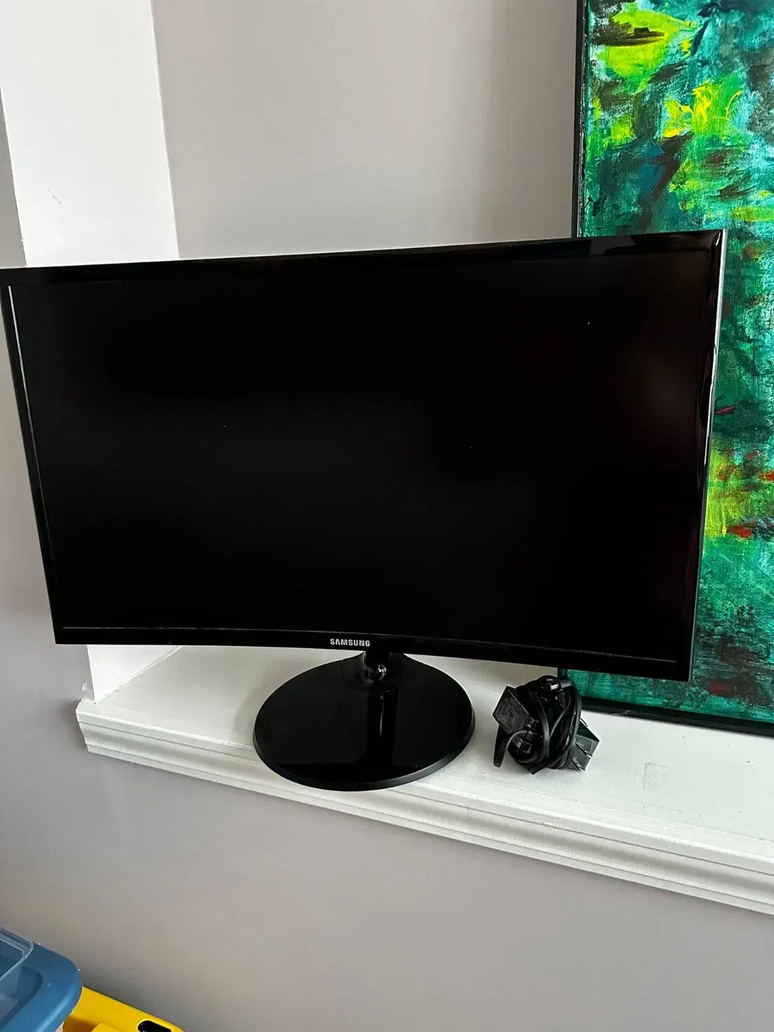 مانیتور اصلی خمیده سامسونگ ۲۴ اینچ|قطعات و لوازم جانبی رایانه|نیشابور, شهید جعفری|دیوار