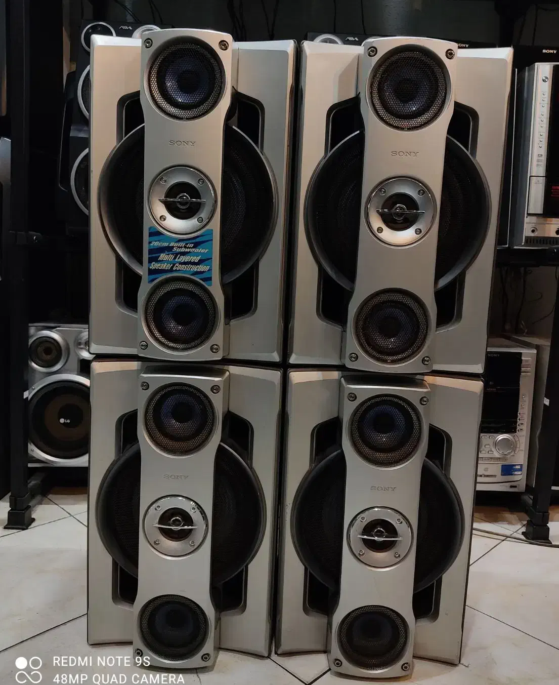 دو جفت باند SONY. GN88 D سالم و تمیز|سیستم صوتی خانگی|تهران, هفت حوض|دیوار