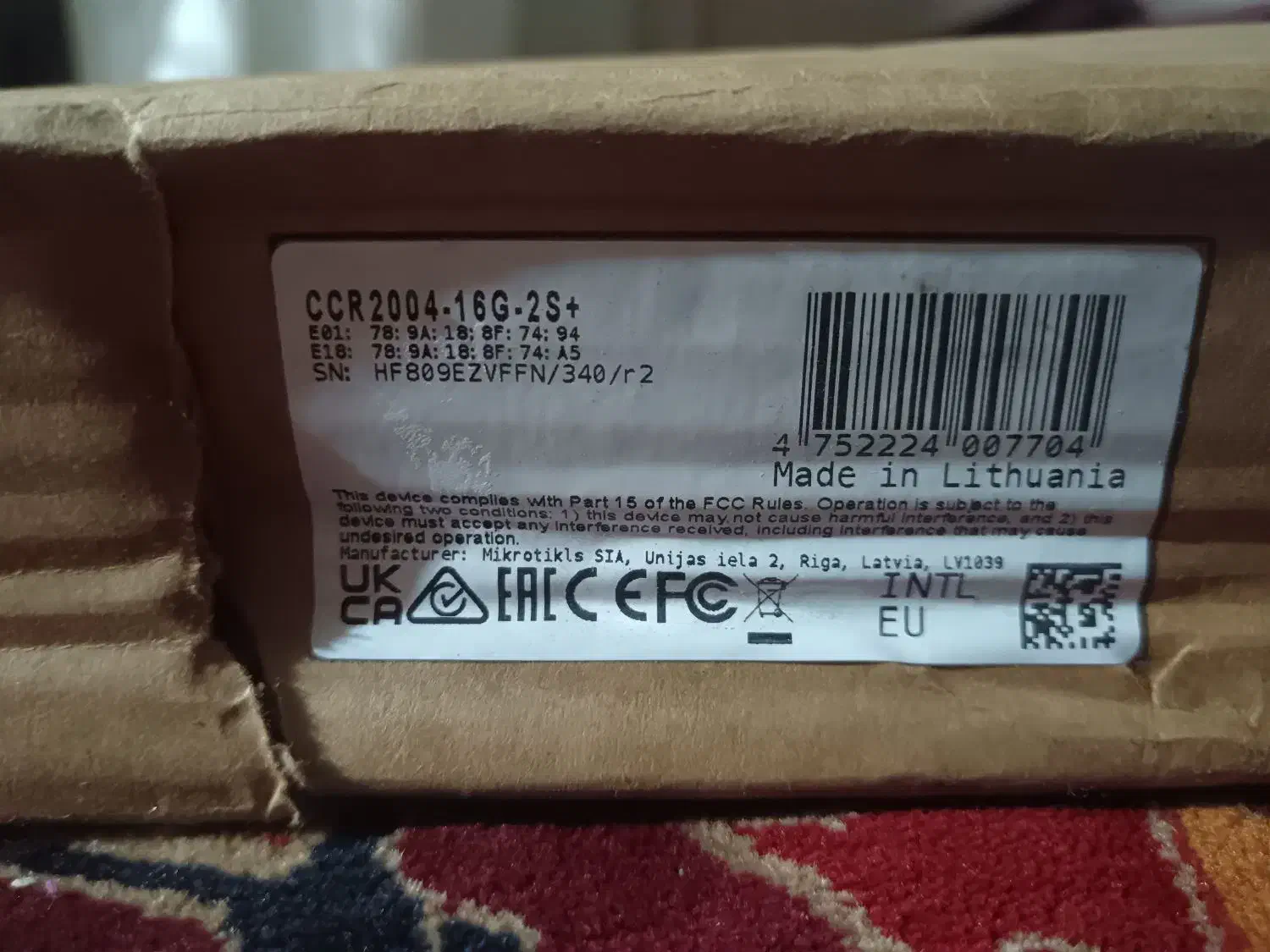 روتر میکروتیک Cloud Core|مودم و تجهیزات شبکه|ماهدشت, |دیوار