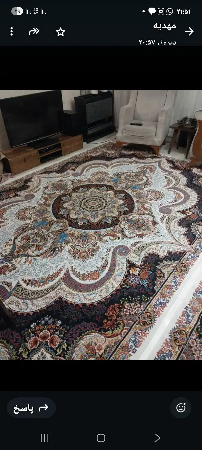 ۲ تخته فرش ۹ متری|فرش|اندیشه, شهرک کوثر|دیوار