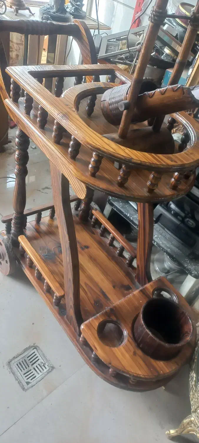 میزبار چوبی سالم بکر بکر|صنایع دستی و سایر لوازم تزئینی|نسیم‌شهر, |دیوار