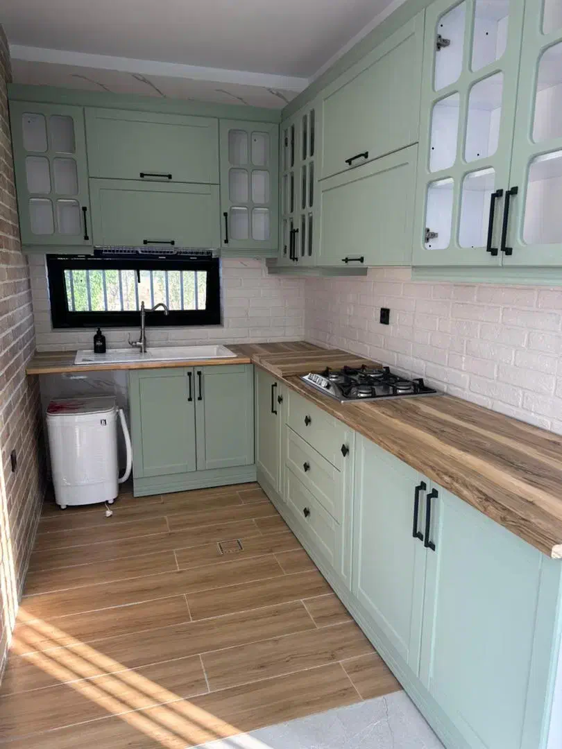 کابینت زیتونی نئوکلاسیک|مصالح و تجهیزات ساختمان|بابل, |دیوار