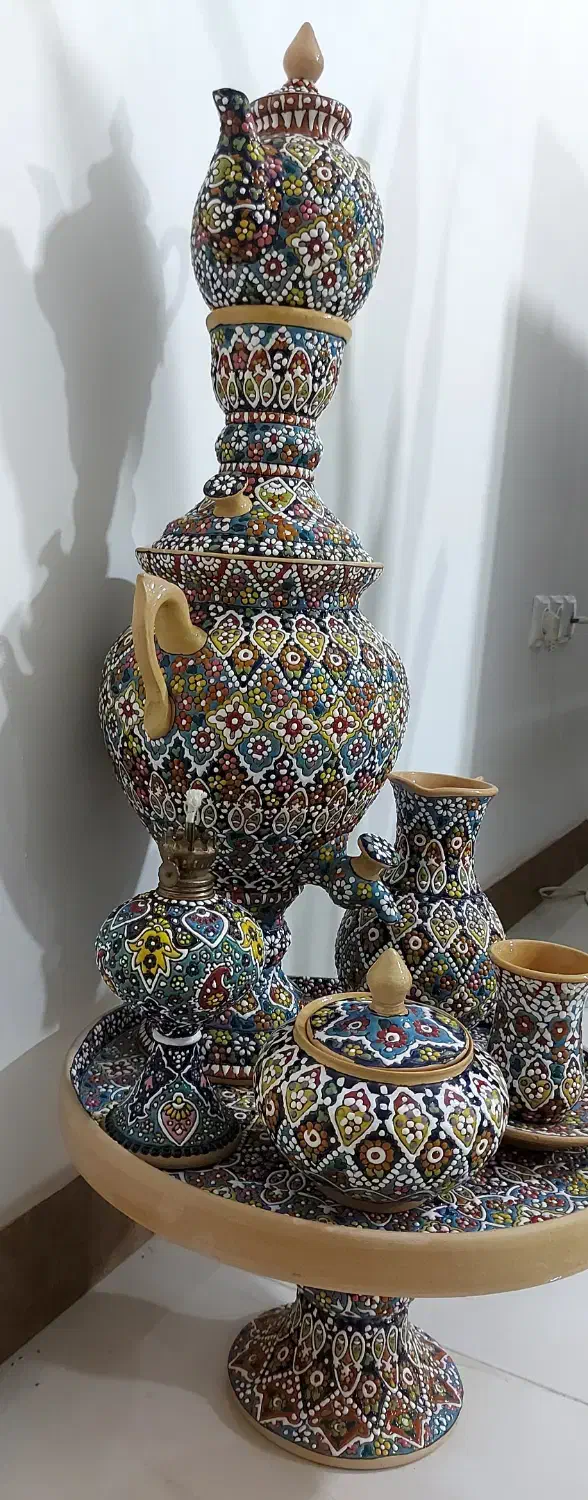 دکوری و تزئینی سفال لالجین|صنایع دستی و سایر لوازم تزئینی|خرمآباد (تنکابن), |دیوار