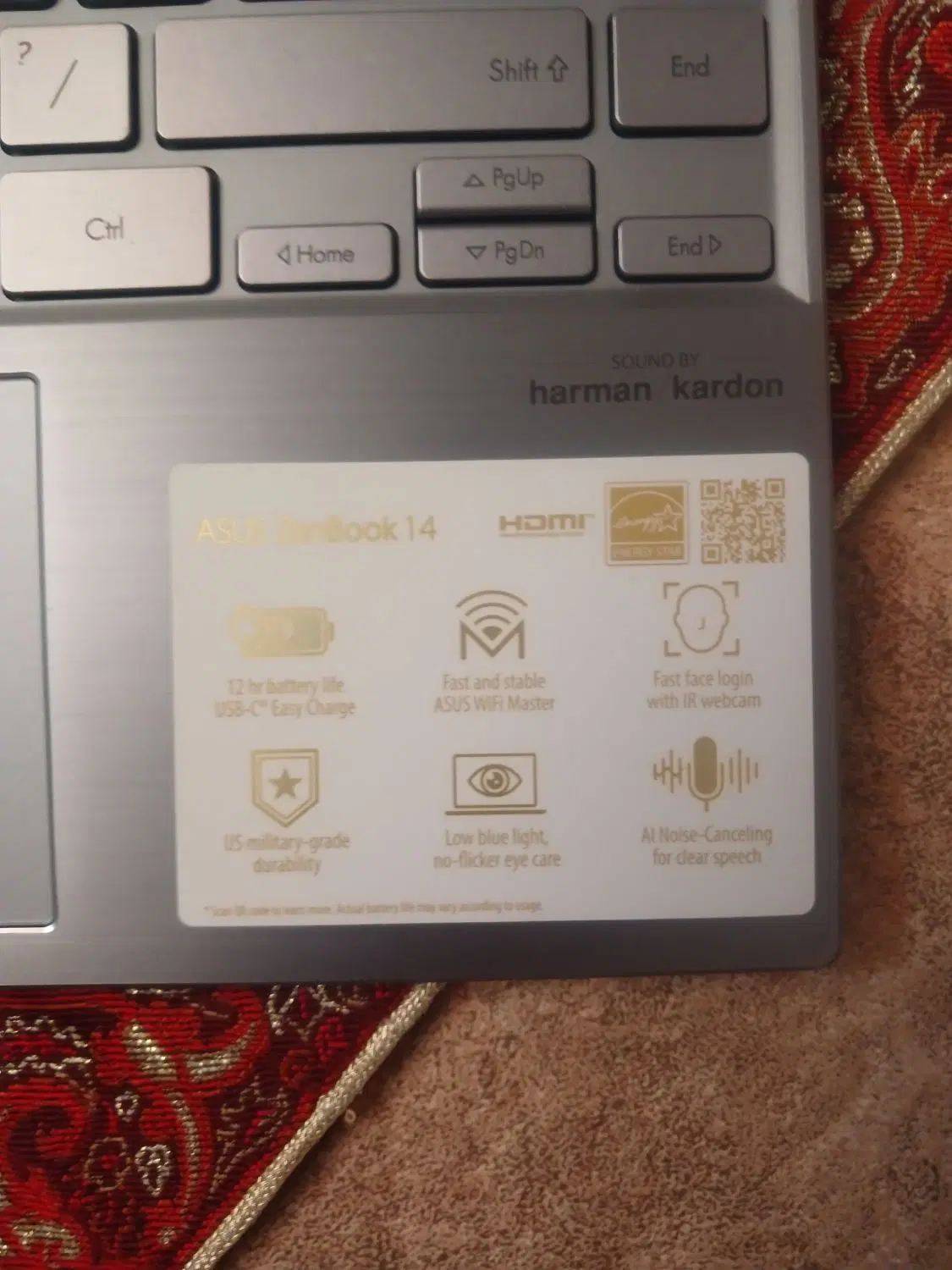 Asus zenbook 14|رایانه همراه|تهران, گلستان (شهرک راه آهن)|دیوار