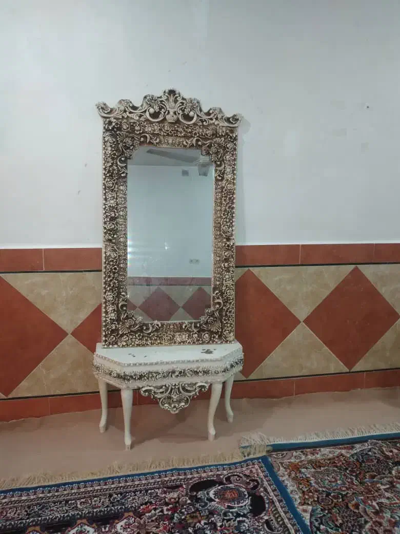 آیینه کنسول|بوفه، ویترین، کنسول|شوشتر, |دیوار