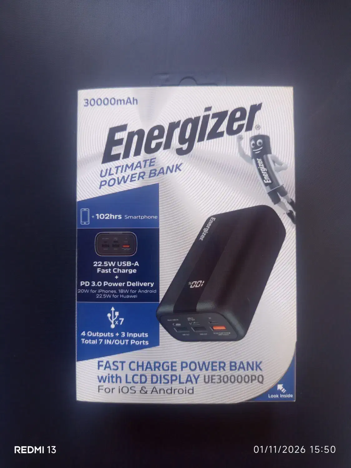 پاوربانک Energizer|لوازم جانبی موبایل و تبلت|مراغه, |دیوار