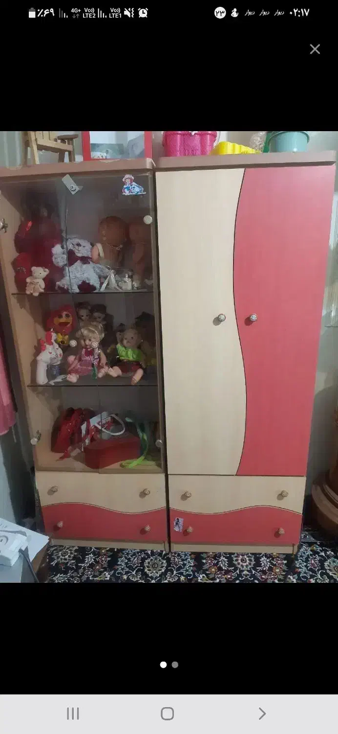 کمد بچه|جاکفشی، کمد، دراور|قم, شهدا|دیوار