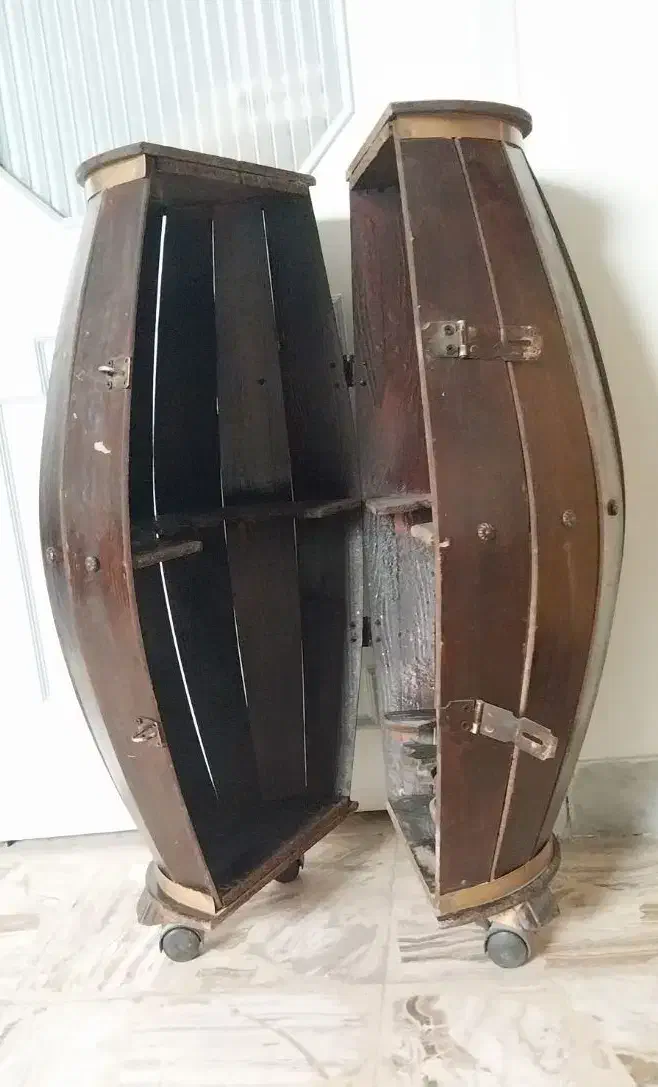 بشکه بار چوبی کمیاب|مبلمان خانگی و میز عسلی|کاشان, گبرها|دیوار