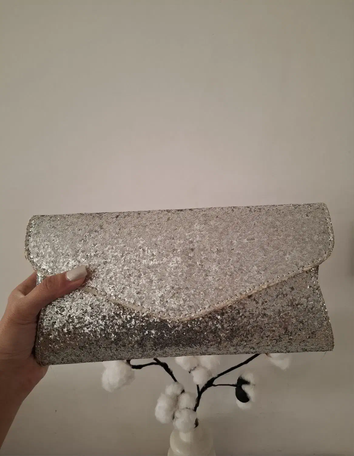 کیف مجلسی نگین مرواریدی پاسپورتی انگشتری|کیف، کفش، کمربند|الوند, |دیوار