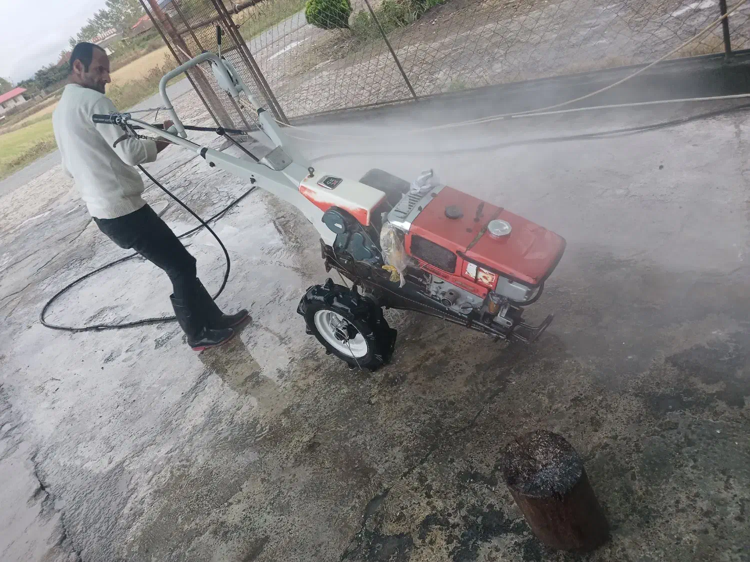 تیلر کشاورزی اصل ژاپن با لوازم با سهمیه سوخت|ماشینآلات صنعتی|رودسر, |دیوار