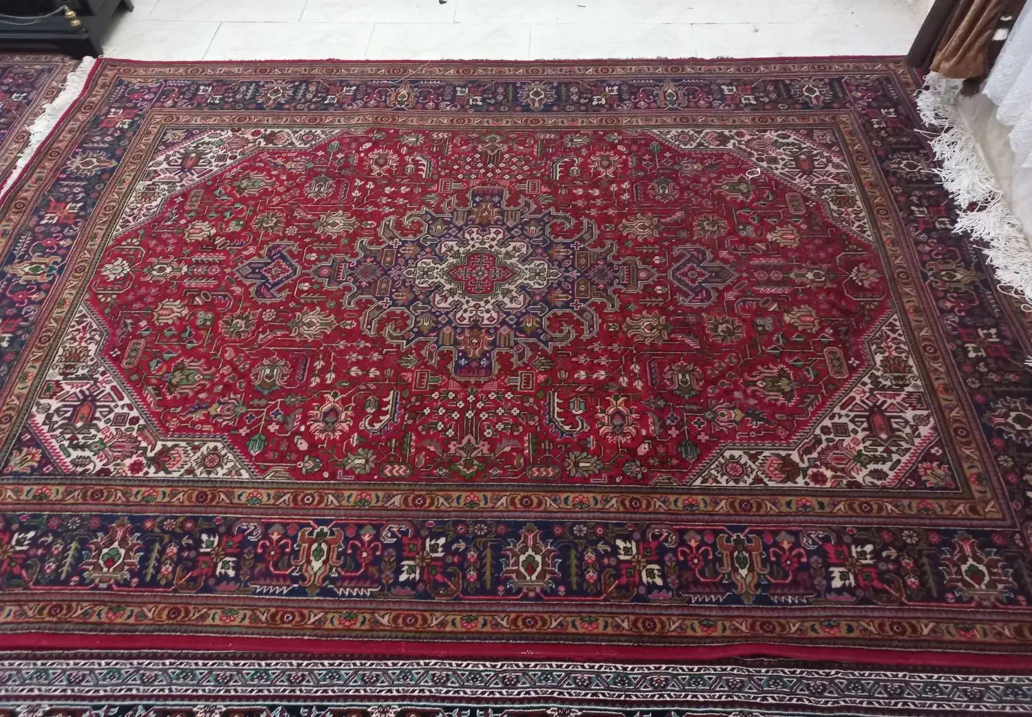 فرش دستبافت ۶متری ۲عدد|فرش|خوی, |دیوار