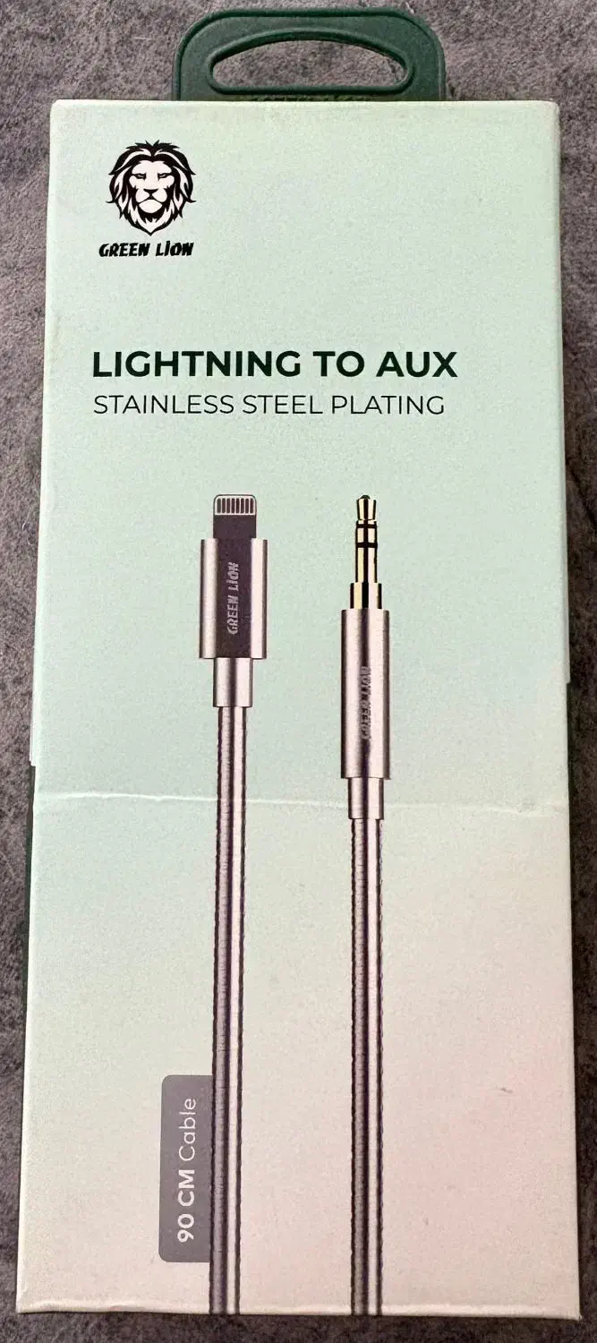 کابل AUX آیفون مدل Green Lion|لوازم جانبی موبایل و تبلت|شیراز, بعثت|دیوار