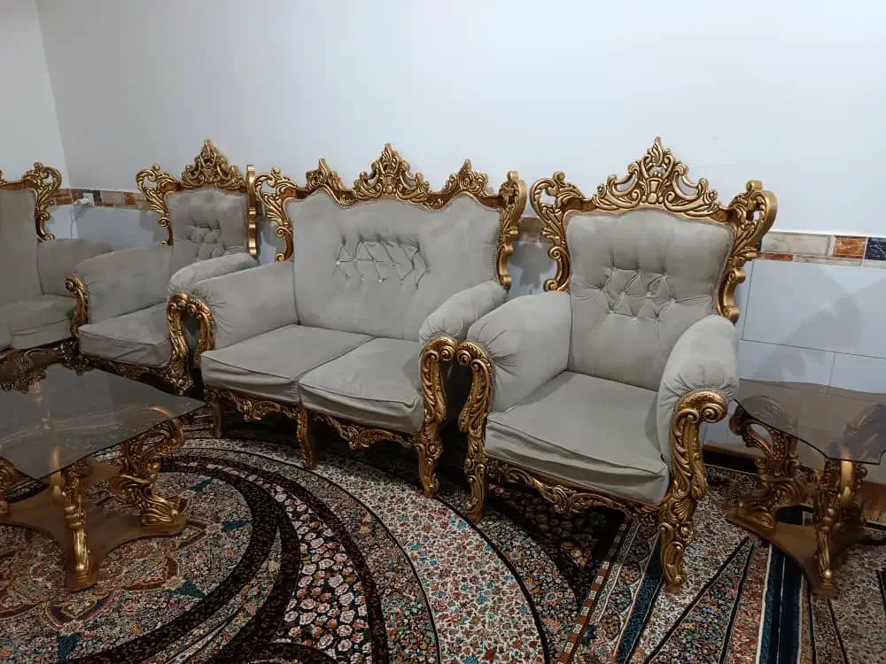 یک دست مبل ومیز نهار خوری|مبلمان خانگی و میز عسلی|جیرفت, |دیوار