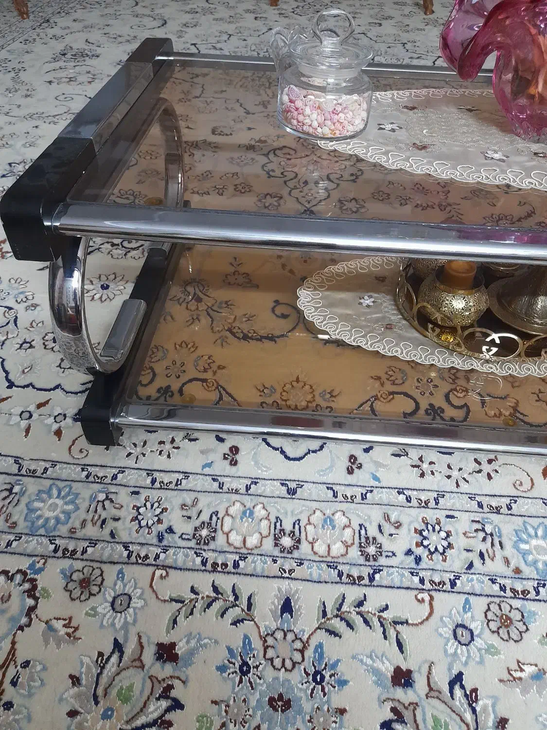 میز جلو مبلی خارجی.|مبلمان خانگی و میز عسلی|تهران, شهرک چیتگر|دیوار