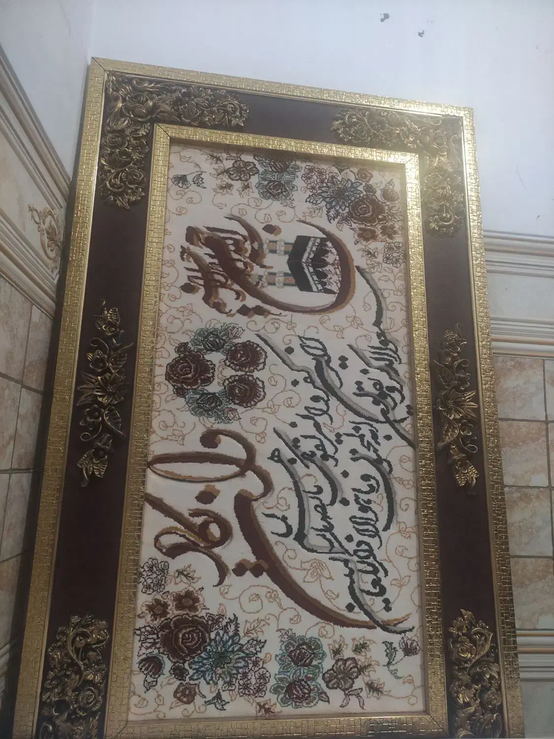 تابلو وان یکاد|تابلو فرش|کرمان, |دیوار