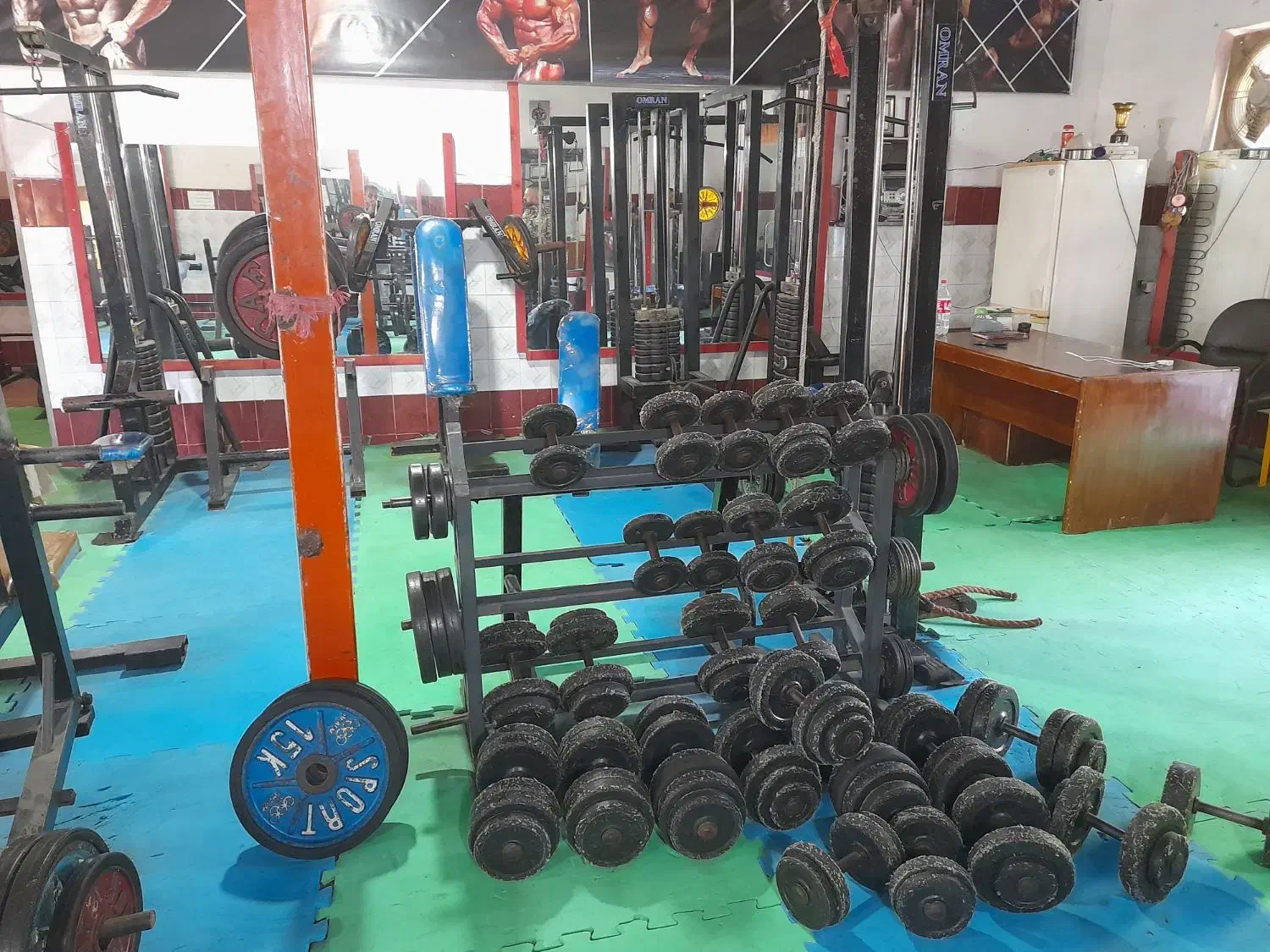تجهیزات کامل دستگاه بدنسازی|تجهیزات ورزشی|رضوانشهر, |دیوار