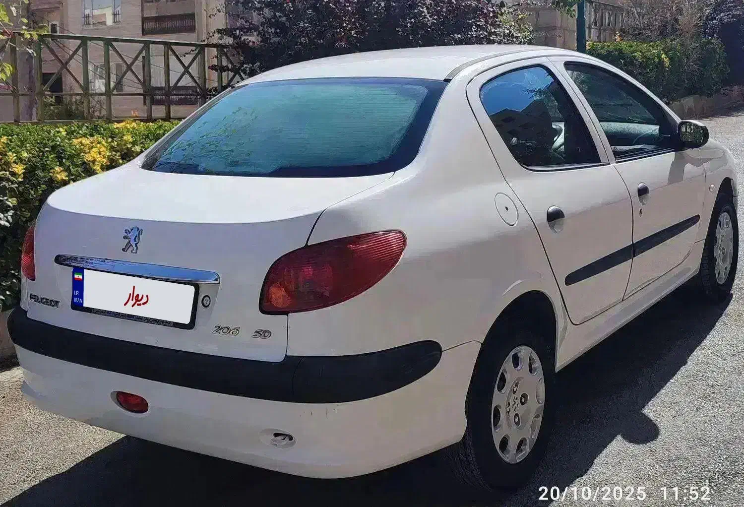 پژو 206 مدل SD 1395 کارمندی|خودرو سواری و وانت|کرمانشاه, |دیوار