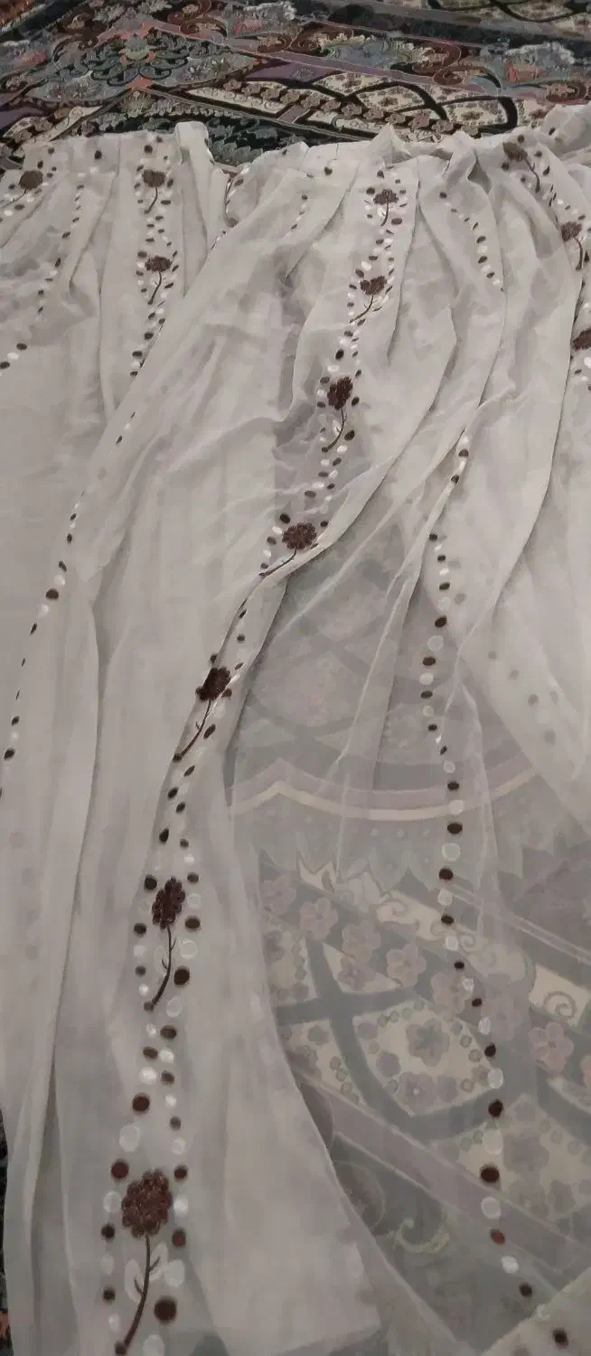 دوعدد پرده|پرده، رانر، رومیزی|اهواز, پردیس|دیوار