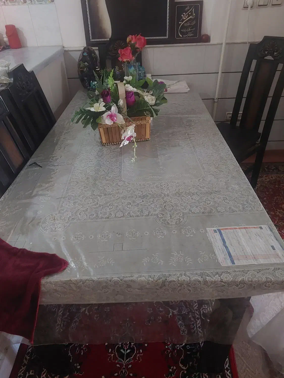 میز ناهار خوری ۶نفره|میز و صندلی غذاخوری|کاشان, فاز ۱ ناجی آباد|دیوار