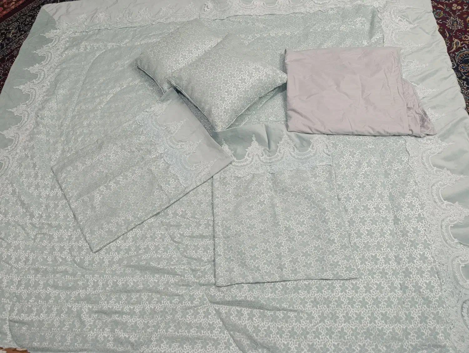 رو تختی عروس 8تکه ترک|سرویس روتختی|تهران, شادآباد|دیوار